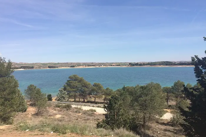 embalse de la estanca de alcañiz